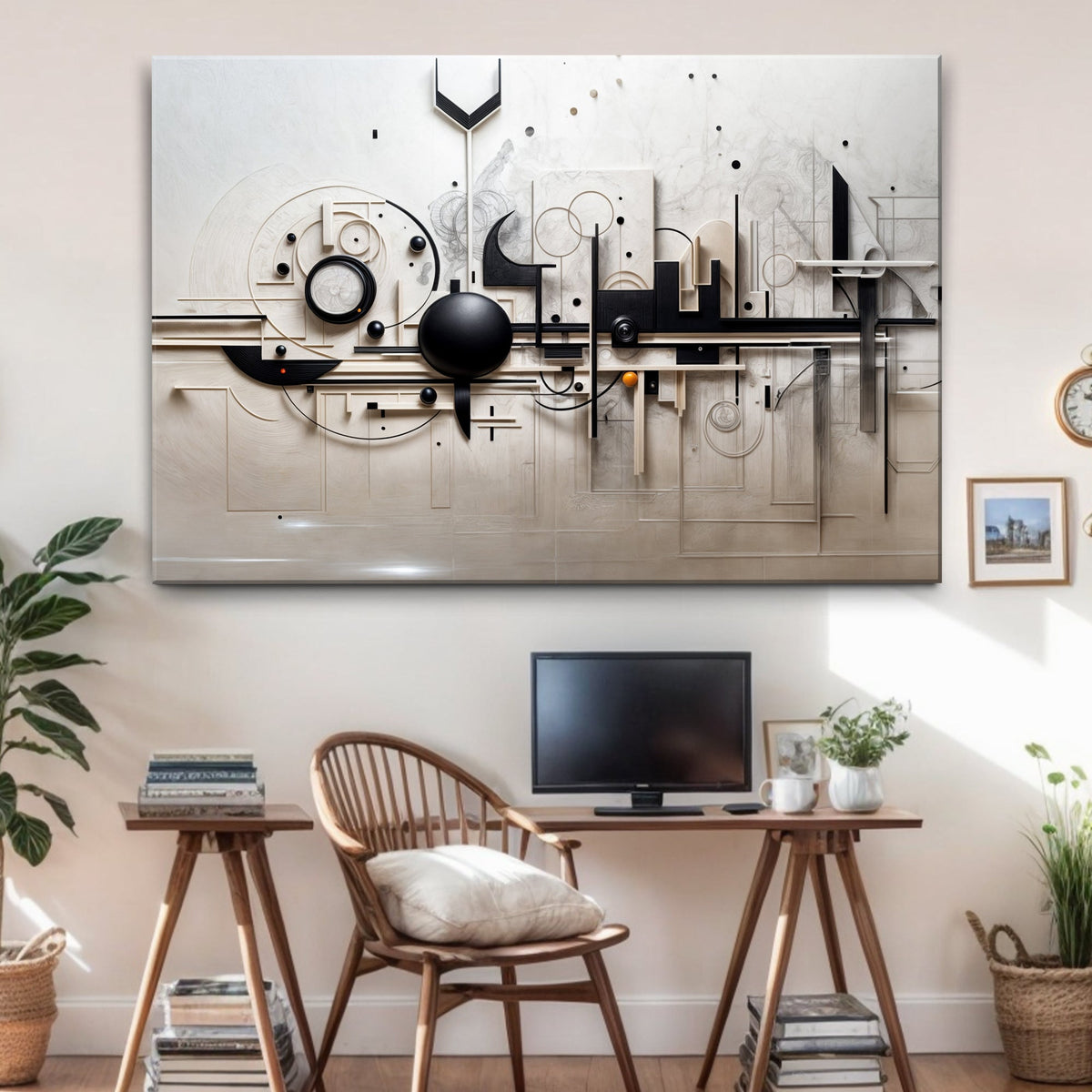 Modern Mechanical Wall Art by Tailored Canvases
