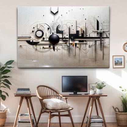 Modern Mechanical Wall Art by Tailored Canvases
