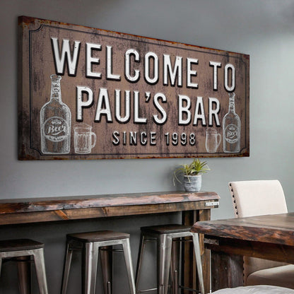Bar Sign III by Tailored Canvases