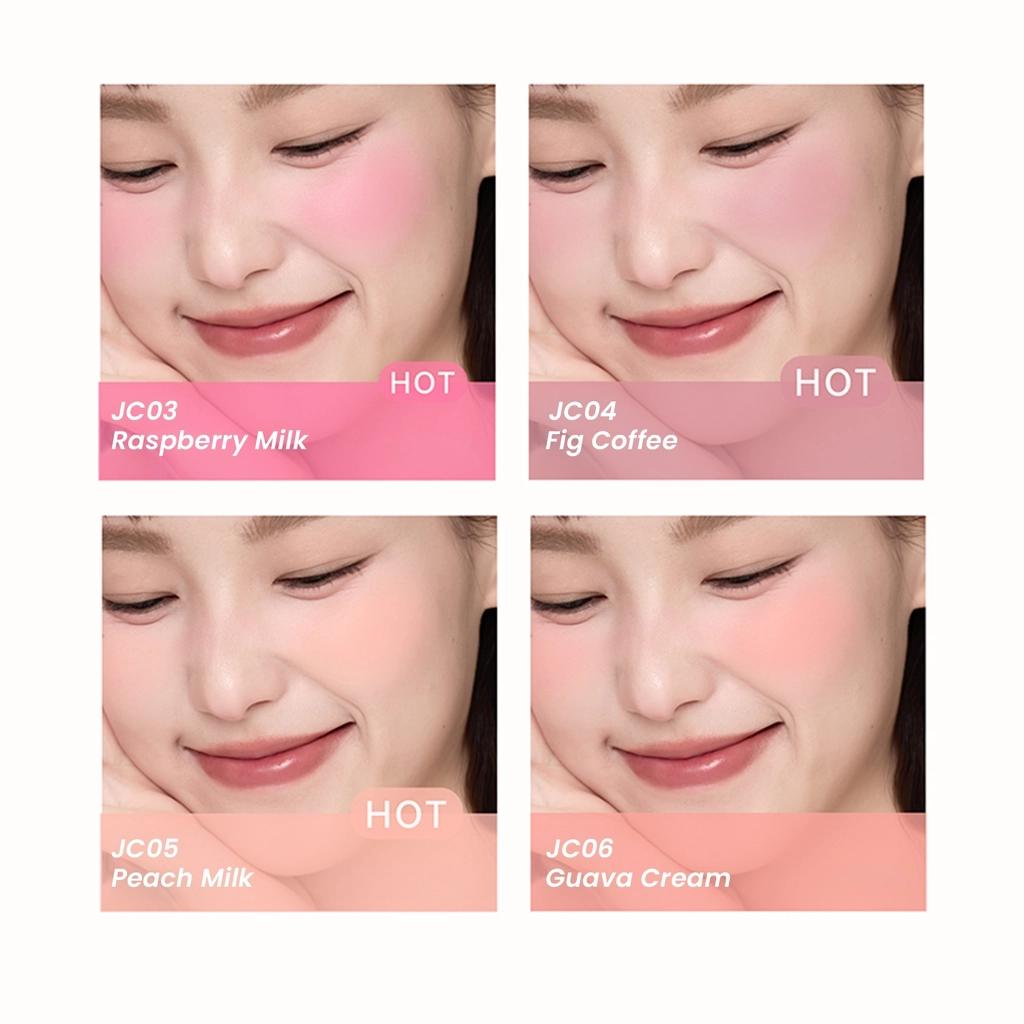 AZTK Liquid Blush Jelly Effect JC04 Fig Coffee by Beauty Care Bag