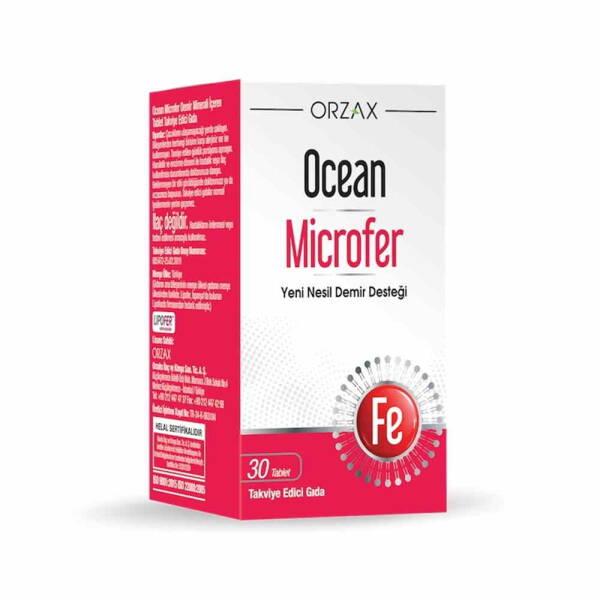 Ocean Microfer 30 Tablet - High-Potency Iron Supplement for Adults & Adolescents - Supports Healthy Iron Levels & Reduces Deficiency Risk by Beauty Care Bag