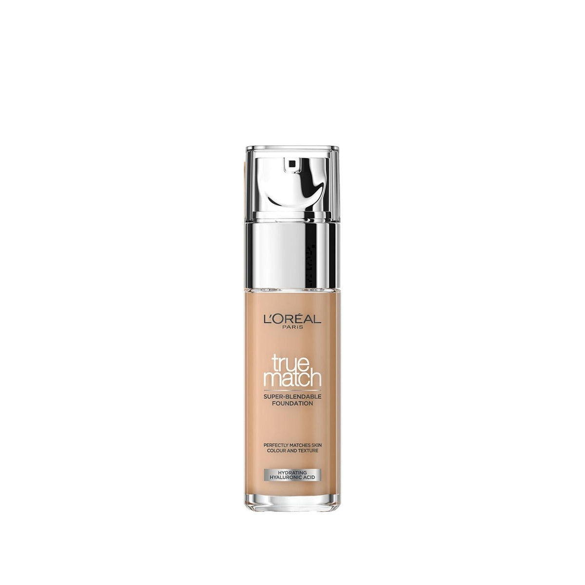 L'Oreal Paris True Match Liquid Foundation: Hydrating, Natural Finish - 3.D/3.W Warm Undertone, Evens Skin Tone, Enriched with Hyaluronic Acid & Vitamin E by Beauty Care Bag