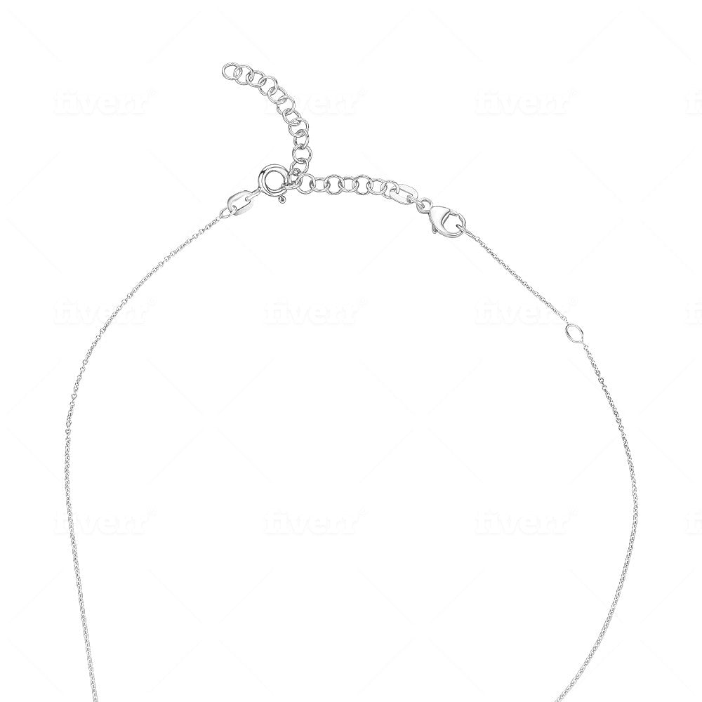 Chain Extender for Necklace Sterling Silver Rolo Width 3.6mm Length 2" by Massete