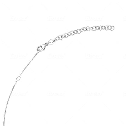 Chain Extender for Necklace Sterling Silver Rolo Width 3.6mm Length 2" by Massete