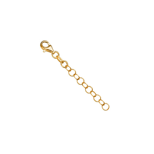 Chain Extender for Necklace Sterling Silver Rolo Italy by Massete