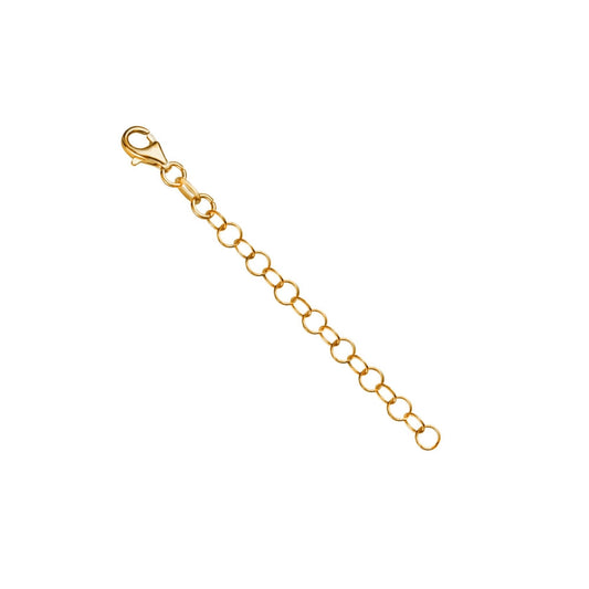 Chain Extender for Necklace Sterling Silver Rolo Italy by Massete