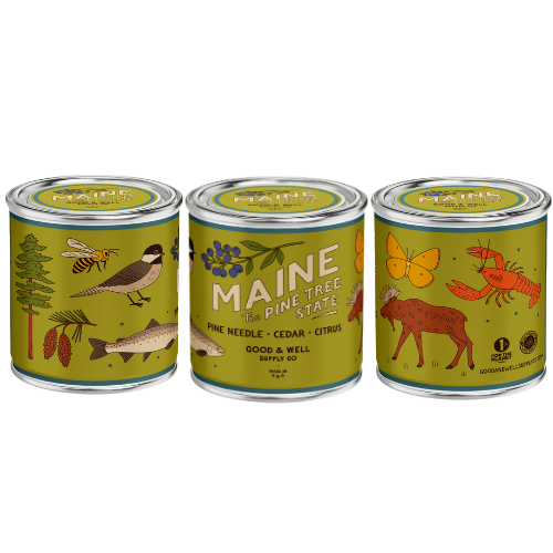 Maine State Candle by Good & Well Supply Co.