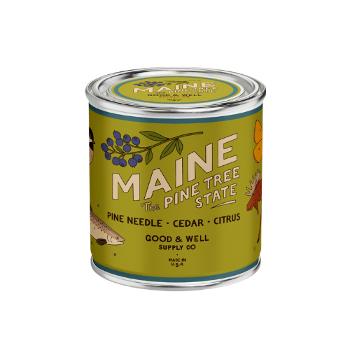 Maine State Candle by Good & Well Supply Co.