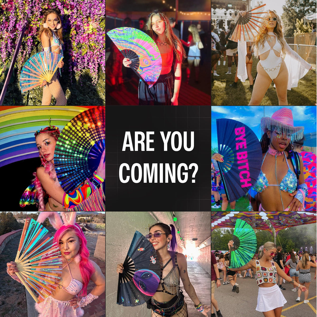Festival Fans by SoJourner