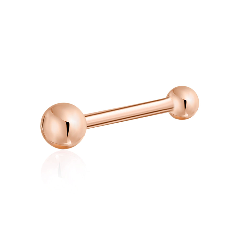 14k Gold Nose Ring Tiny Ball Micro Stud Piercing Body by Massete