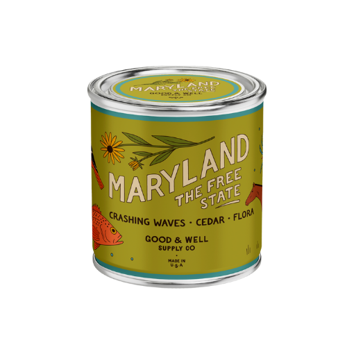 Maryland State Candle by Good & Well Supply Co.