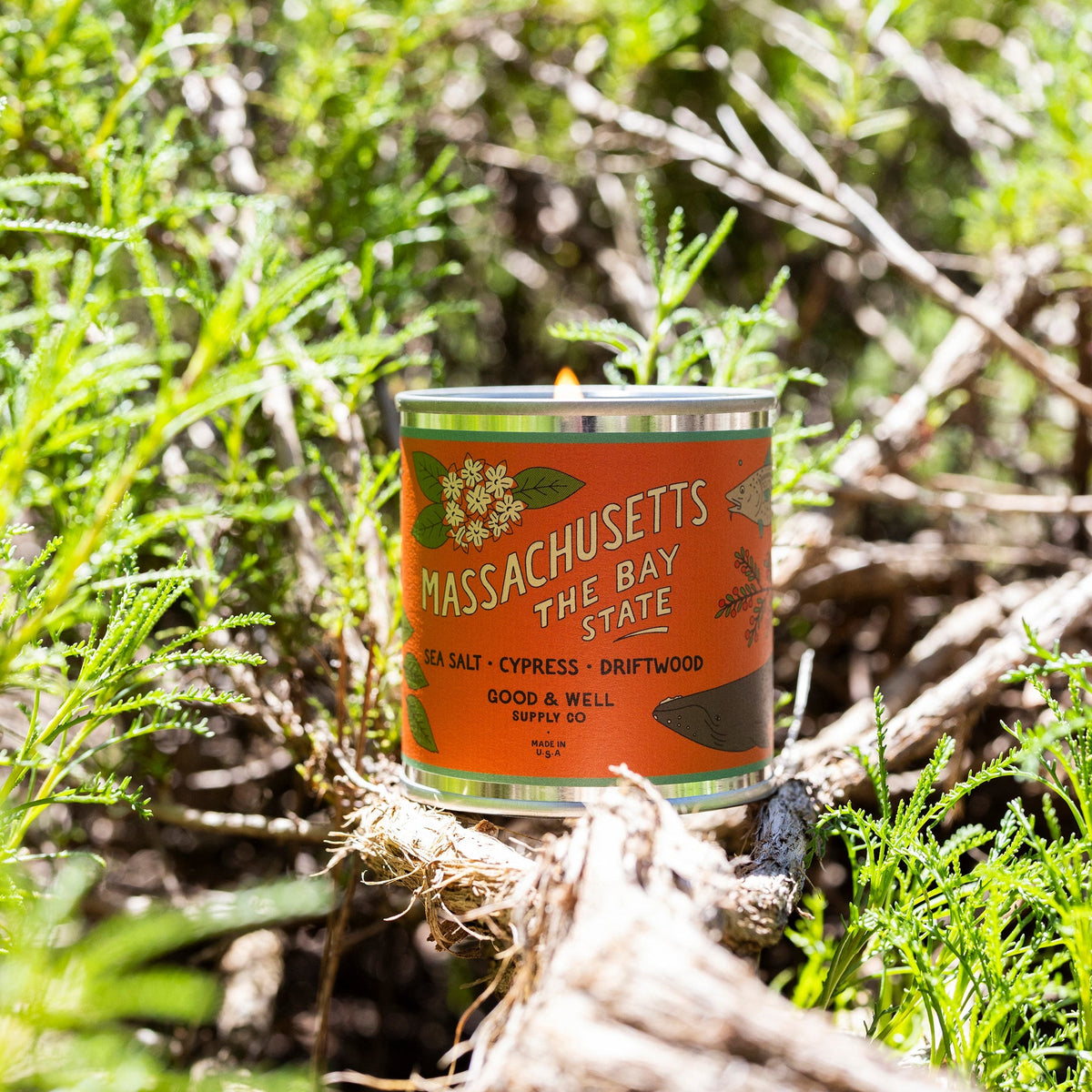 Massachusetts State Candle by Good & Well Supply Co.