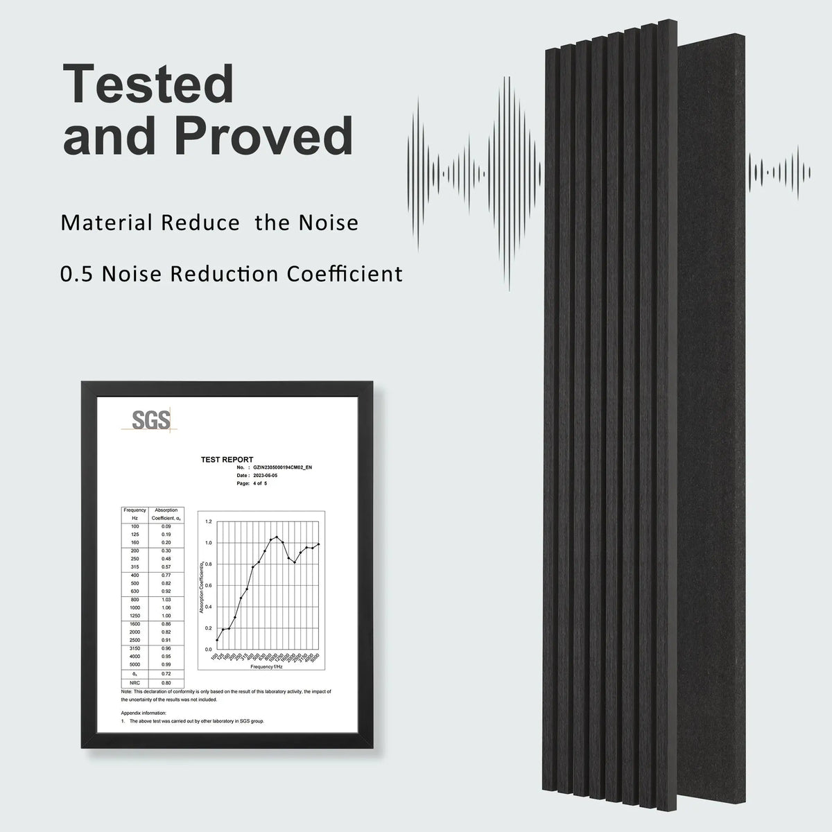 MDF Acoustic Slat Wood Wall Panels by HAUSVITA
