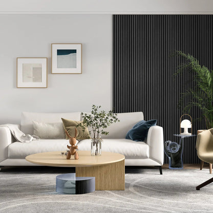 MDF Acoustic Slat Wood Wall Panels by HAUSVITA