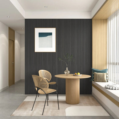 MDF Acoustic Slat Wood Wall Panels by HAUSVITA