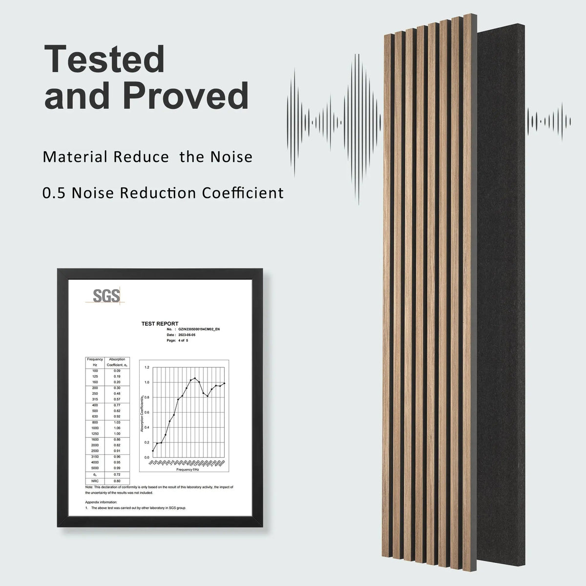 MDF Acoustic Slat Wood Wall Panels by HAUSVITA