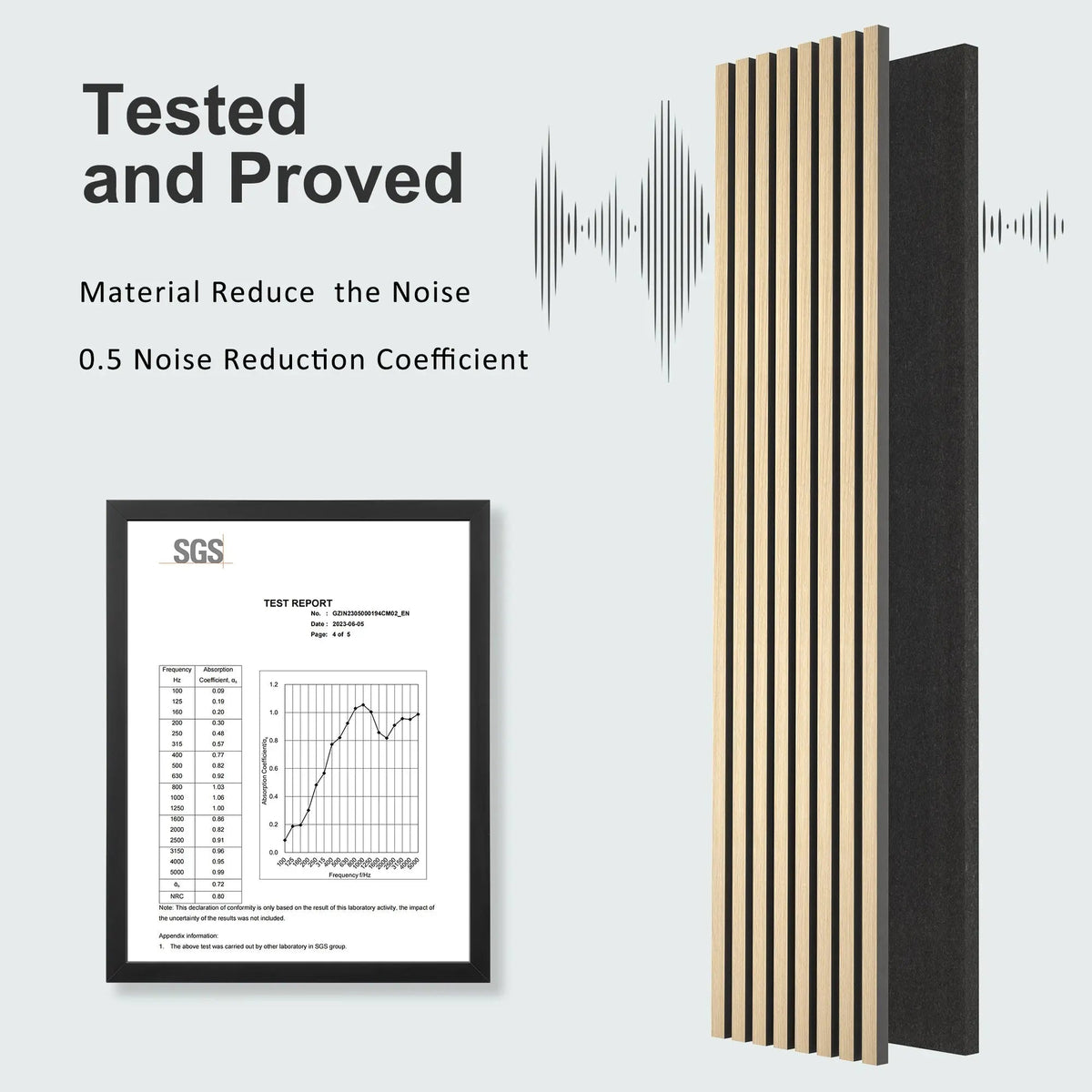MDF Acoustic Slat Wood Wall Panels by HAUSVITA
