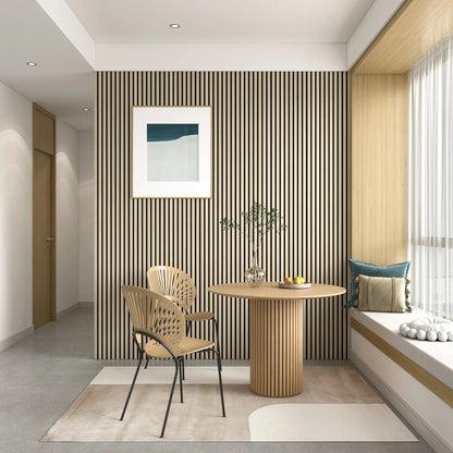 MDF Acoustic Slat Wood Wall Panels by HAUSVITA