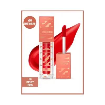 Maybelline New York Sunkisser Spicy Red Liquid Matte Blush: Long Lasting, Highly Pigmented, Warm Toned, & Natural Matte Finish by Beauty Care Bag