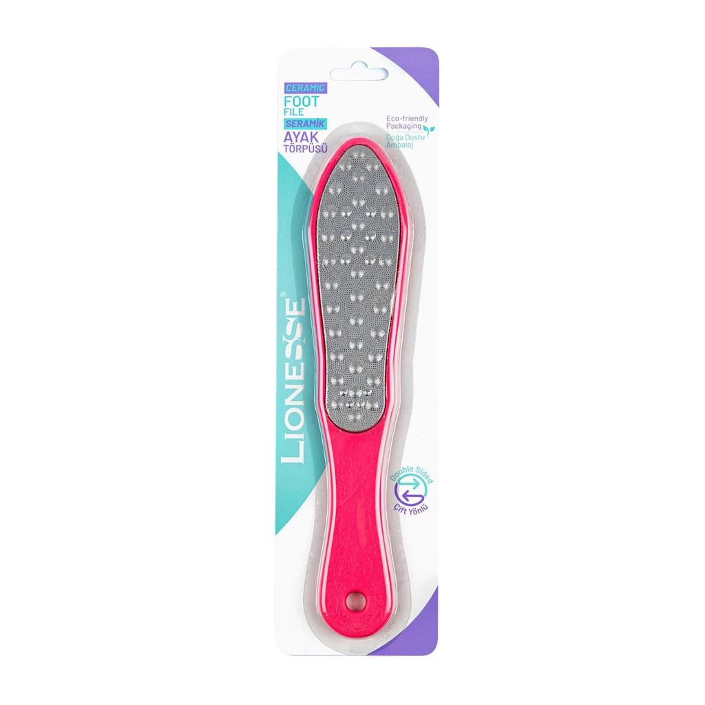 Lionesse Ceramic Foot File for Smooth Heels by Beauty Care Bag