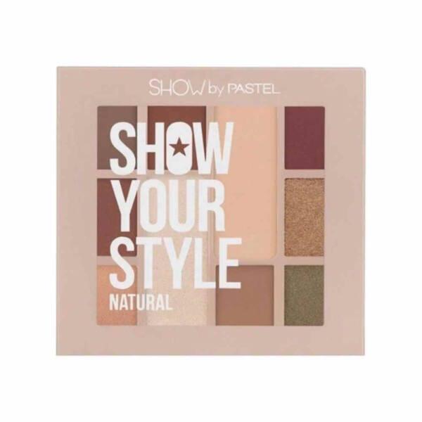 Pastel Show Your Style Eyeshadow Set - Natural No:464, 10 Shade Palette - Blendable, Pigmented, Long-Lasting Neutral Colors for Everyday Makeup by Beauty Care Bag