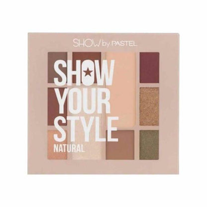 Pastel Show Your Style Eyeshadow Set - Natural No:464, 10 Shade Palette - Blendable, Pigmented, Long-Lasting Neutral Colors for Everyday Makeup by Beauty Care Bag