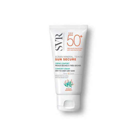 SVR tinted mineral sunscreen cream SPF50 for dry skin, 60g