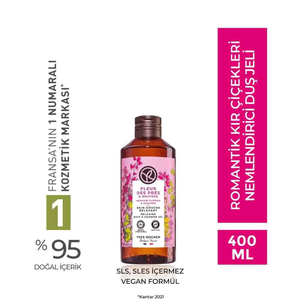 L'Occitane Romantic Wildflowers Shower Gel - Moisturizing, Gentle & Luxurious - 13.53 fl oz by Beauty Care Bag