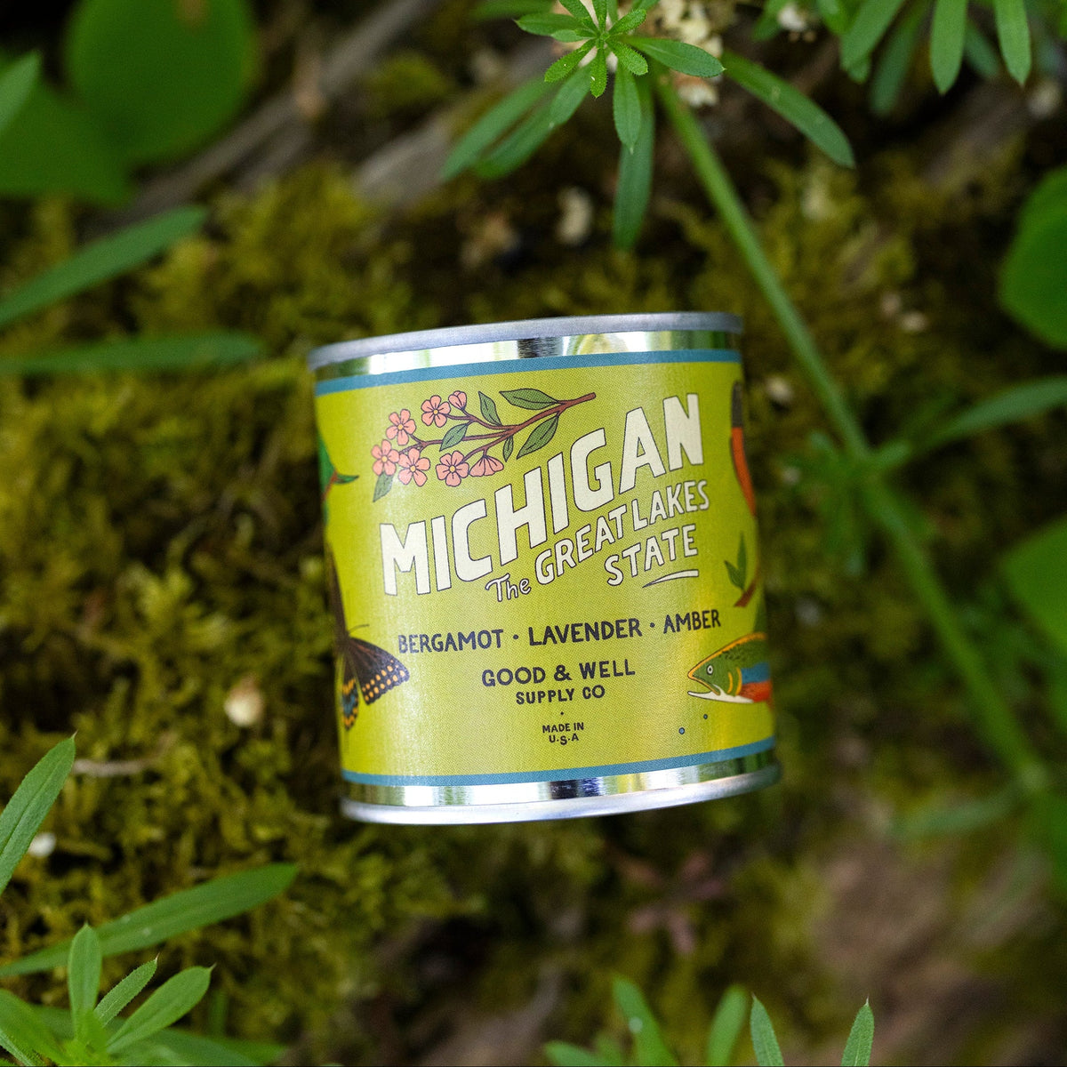 Michigan State Candle by Good & Well Supply Co.