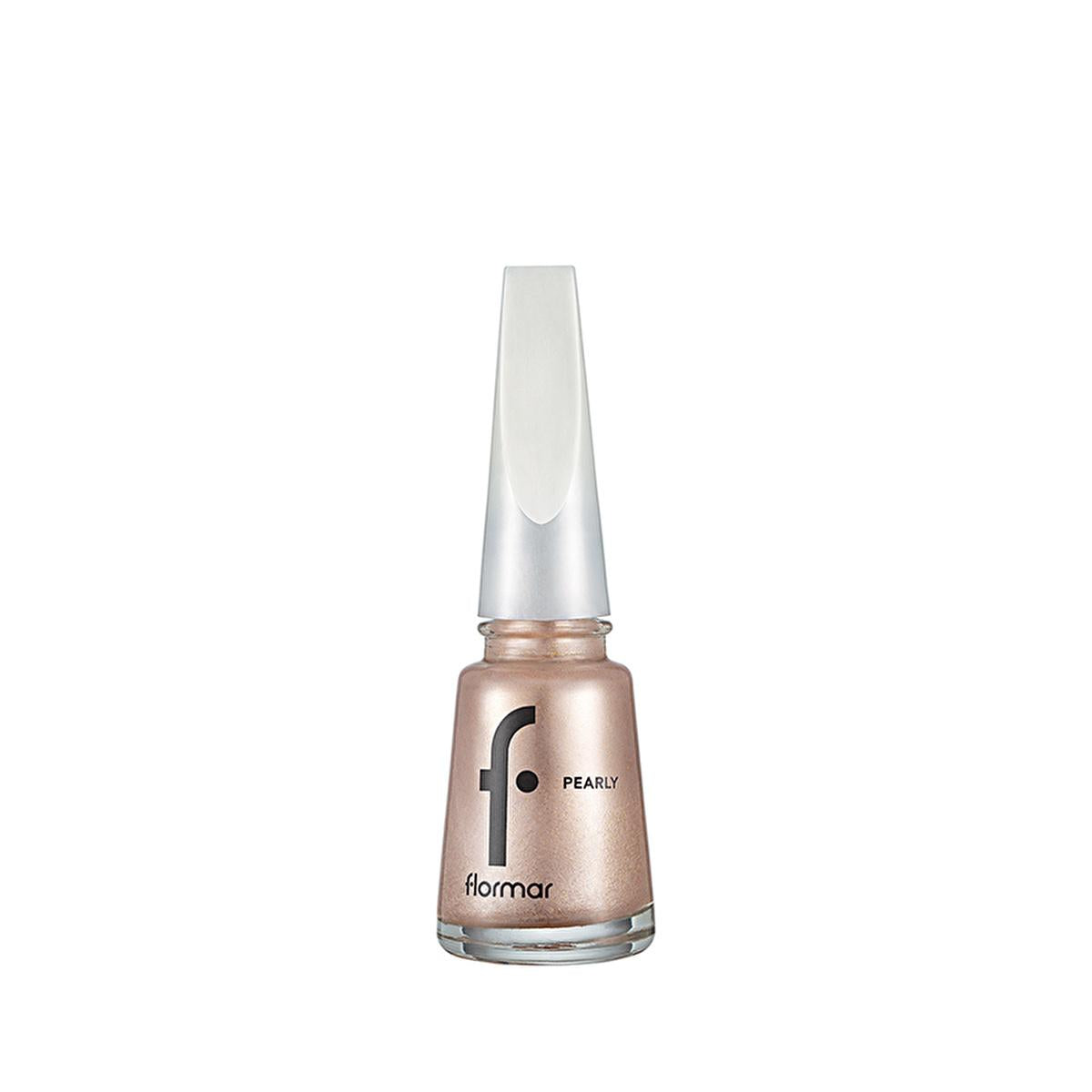 Flormar Pearly Long-Lasting Nail Polish with Shimmering Finish - Salmon Dust PL450 by Beauty Care Bag