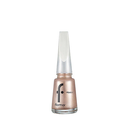 Flormar Pearly Long-Lasting Nail Polish with Shimmering Finish - Salmon Dust PL450 by Beauty Care Bag