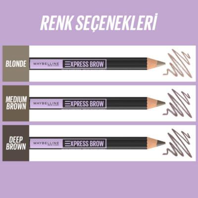 Maybelline New York Express Brow Shaping Pencil - Blonde - Eyebrow Pencil for Fuller Brows by Beauty Care Bag