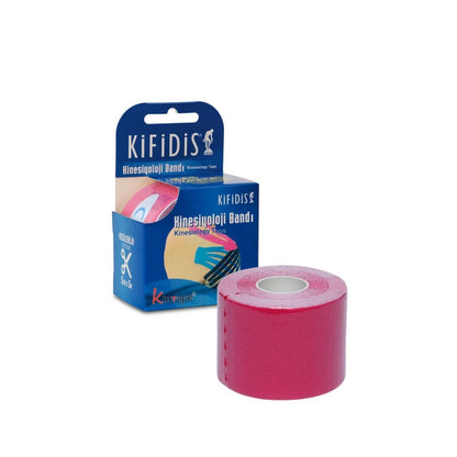 Kifidis Kinesio Tape Fuchsia for Muscle Support 1 Pc by Beauty Care Bag