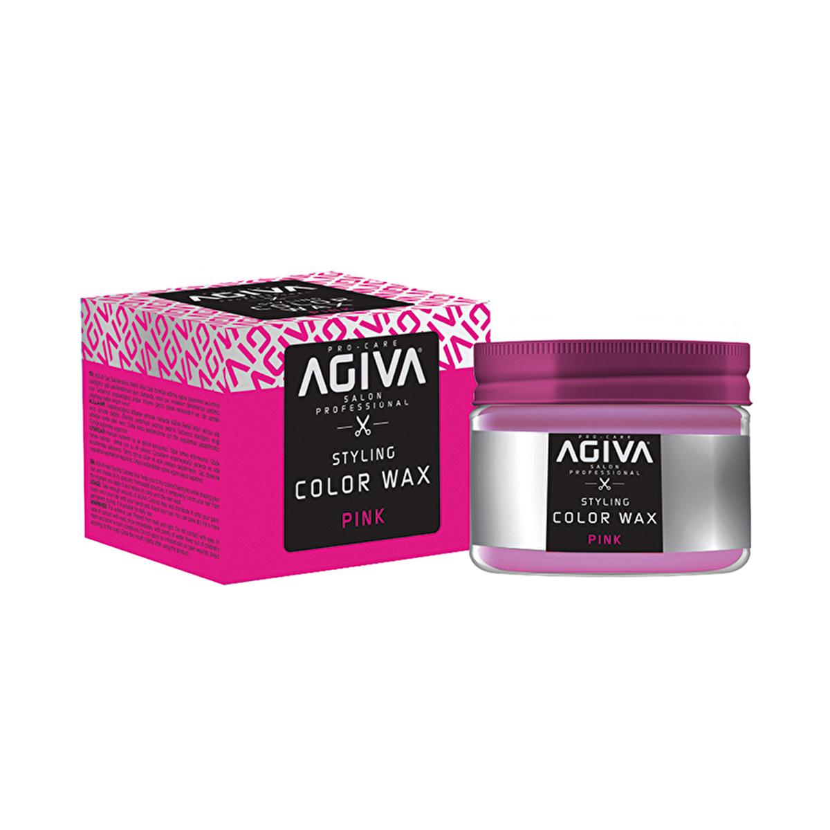 Agiva Pink Hair Wax: Temporary Hair Color Styling Wax for Women - Washable, Easy Application, Express Your Style. by Beauty Care Bag