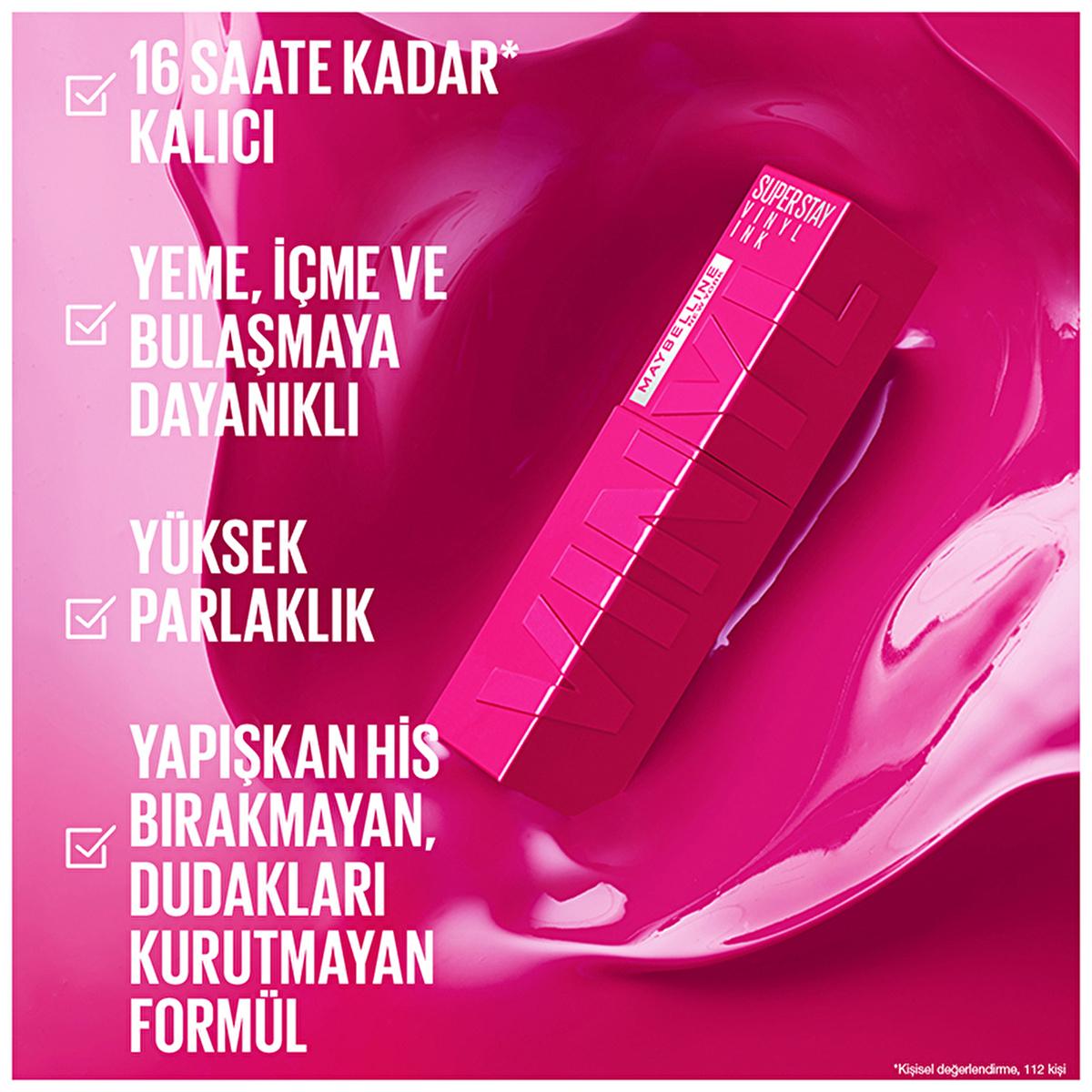 Maybelline Super Stay Vinyl Ink 160 Sultry – view 10