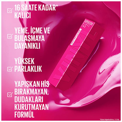 Maybelline Super Stay Vinyl Ink 160 Sultry – view 10