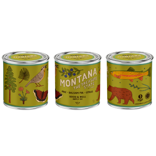 Montana State Candle by Good & Well Supply Co.