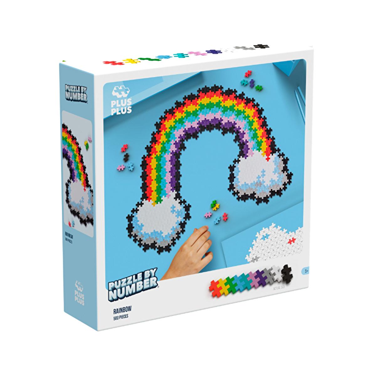 Plus Plus - 500 Piece Rocket Puzzle Toy for Kids - Educational Puzzle Game Enhancing Creativity and Problem-Solving Skills by Beauty Care Bag