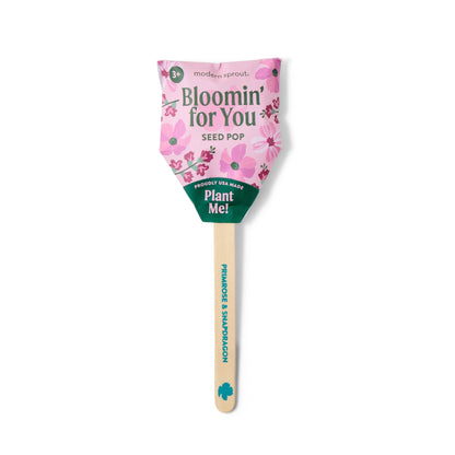 Plantable Wildflower Seed Pop Gift | Modern Sprout by Rust & Cinder