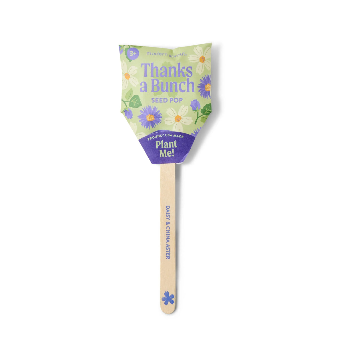 Plantable Wildflower Seed Pop Gift | Modern Sprout by Rust & Cinder