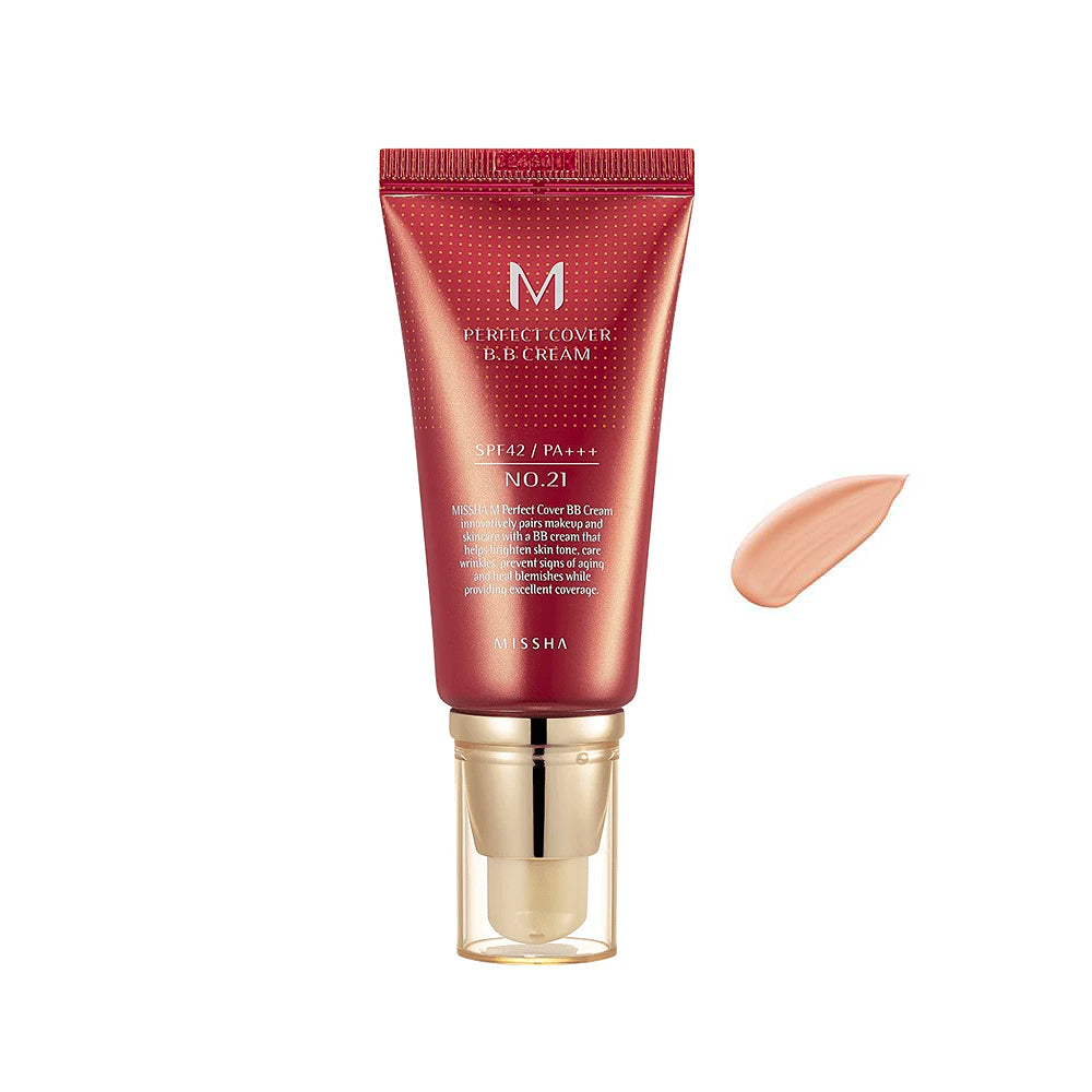 Missha M Perfect Cover BB Cream #21 Light Beige by AsiaBeautyMall