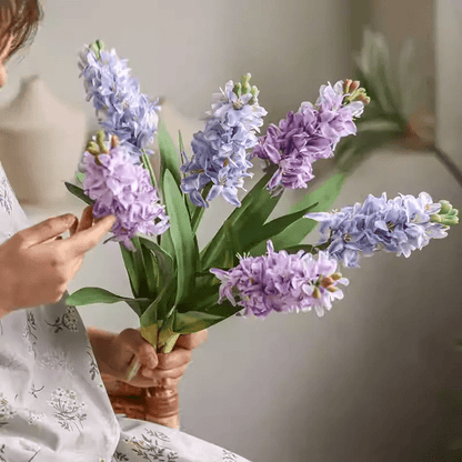 Spring Artificial Hyacinth Stem 16" Tall by RusticReach