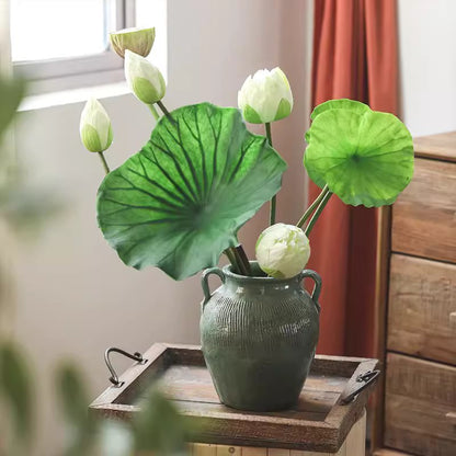 Artificial Lotus Flower and Seedpod by RusticReach