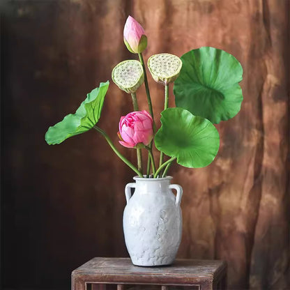 Artificial Lotus Flower and Seedpod by RusticReach