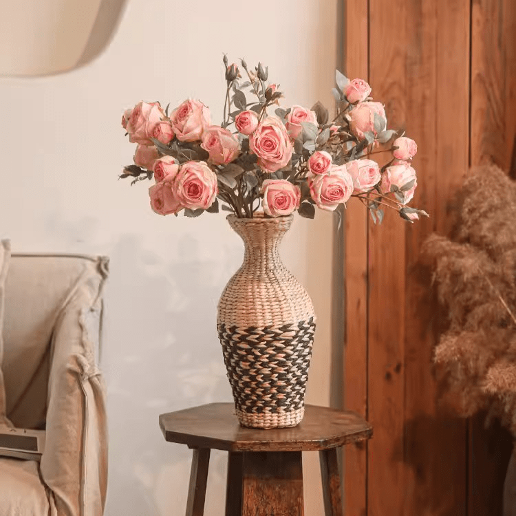 Miriya Large Rose Flower Stem 25.2" Tall by RusticReach