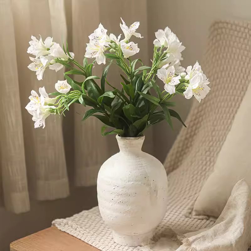 Artificial Peruvian Lily Stem 29.5" Tall by RusticReach