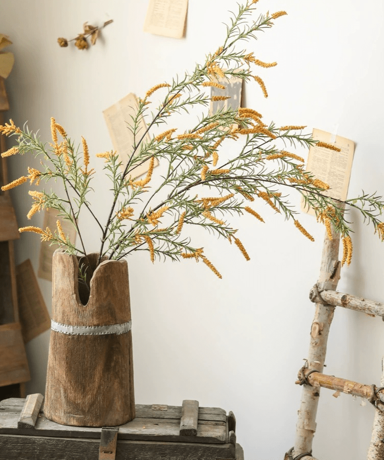 Artificial Large Rosemary Stem 49" Tall by RusticReach