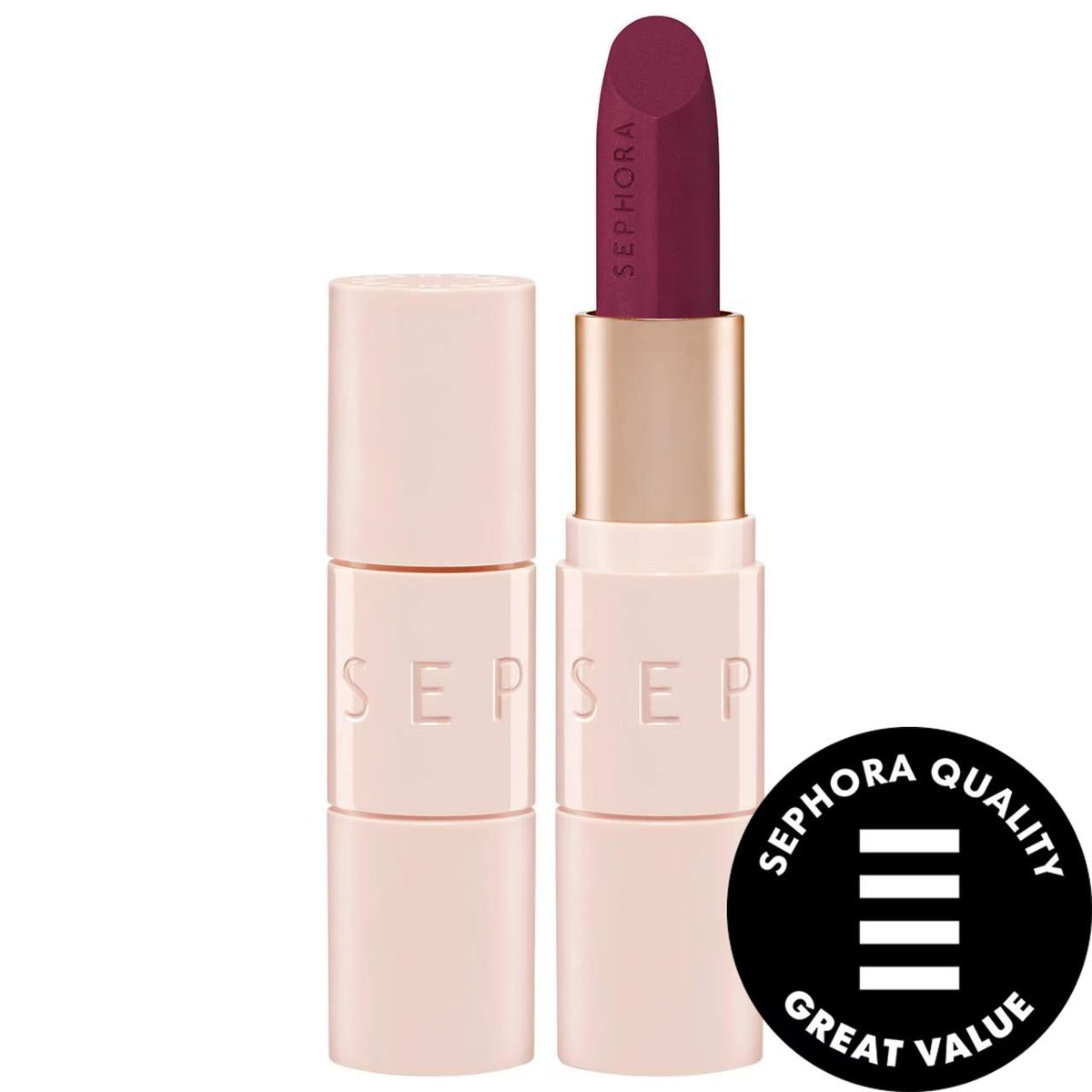 Dr. Wu Vegan Matte Velvet Lipstick - Long Lasting Hydrating Lip Color with Hyaluronic Acid, Cruelty-Free Cosmetics by Beauty Care Bag