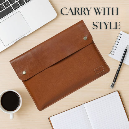 MacBook Leather Laptop Sleeve by Classy Leather Bags
