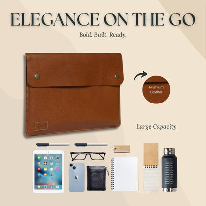 MacBook Leather Laptop Sleeve by Classy Leather Bags